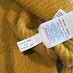 Madewell patch pocket pullover sweater mustard yellow small tight knit cotton S Photo 7