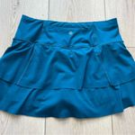 Athleta MOMENTUM SKORT In COASTAL TEAL Size Small Ruffle Tennis Pickleball Skirt Photo 8