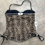 American Vintage Vintage y2k Cheetah leopard print bustier halter top Photo 2