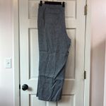Lands' End Linen Blend High Rise Wide Leg Pull On Career Pants - Size 22W Photo 5