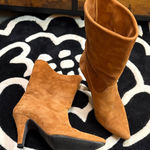 ANINE BING  Suede Slouchy Heeled Boots 37 Photo 0