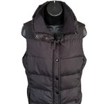 J.Crew  Down Filled puffer Vest Women's Sz S Black Winter Cozy Minimalist Preppy Photo 1
