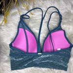 PINK - Victoria's Secret Pink VS textured turquoise bralette sz XS Photo 1
