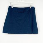 Quince  Side Slit Skort M Blue Photo 1