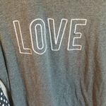 Isaac Mizrahi FINAL MARKDOWN  Gray Polka Dot love Shirt large Photo 1