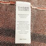 Joie  Plaid Shacket Soft Knit Full Zip Sweater Jacket Rust Black White Size Large Photo 11