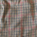John Galt Skirt Sz XS Plaid Mini Preppy High Rise Dark Academia Brown Slit Cara Photo 4