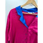 Victoria's Secret  Gold Label Purple Blue Night Gown Shirt Women's Size Large L Photo 3