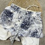 Adidas by Stella McCartney Women’s Stretchy Running Shorts Printed Navy White S Blue Photo 15