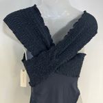 Anthropologie  Lilly Smocked One-Piece Swimsuit Black Photo 7