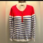 Lilly Pulitzer  Adair Striped Pullover Sweater Size Small 100% Cotton Photo 4