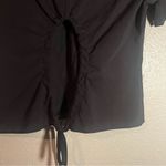 Proenza Schouler  WHITE LABEL KEYHOLE T-SHIRT BLACK SIZE SMALL Photo 3