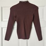 Babaton  Sculpt‎ Knit Ambrosia Sweater Top in Coffee Bean from Aritzia Size S Photo 4