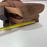 Gianni Bini  Womens 10M Brown Leather Harness Heel Boots Equestrian Boho Dressy Photo 5