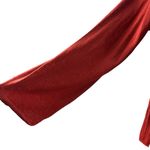 Umgee  Wide Long Sleeve Raw EdgeTrim Boho Shirt in Rust Photo 4