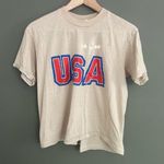 Vintage 1984 Olympic tee USA single stitch Size L Photo 0