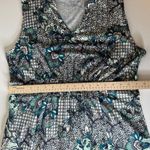 Coldwater Creek  Womens Floral Midi Dress Medium‎ Sleeveless Casual Comfort Boho Photo 12