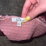 Love Tree pink silk top Photo 3