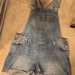 Mossimo Denim Overall Shorts Size M Photo 2