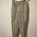 Kenar  Leopard Print Pants 100%linen Photo 1