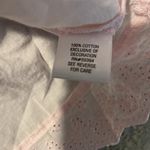 Sonoma  Shirt Womens XL Lace Trim Light Pink The Front Cinched Blouse Lagenlook Photo 3