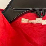 None CORAL DRESS OR‎ TUNIC WITH GOLD/NAVY EMBROIDERY AT BOTTOM FRONT HEM. FULLY LINED Photo 2