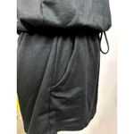 LBLC the Label Lauren Romper Drawstring Waist Pockets Black M Size M Photo 13