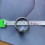 Dainty Pear Gemstone Ring Sterling Silver Minimalist Boho Chic Y2K Early 2000s Photo 7