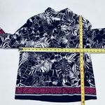 draper's & damon's Vintage  Blazer Womens Large Black Sequin Button Up 3/4 Sleeve Photo 4