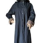 American Vintage Vintage The Membership Reversable Corduroy brown/ black hooded Coat size large Photo 15