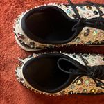 Vaneli Embellished Black and Cream Women's Sneakers Size 8 Photo 2