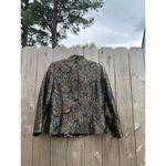 Vintage Sheri Martin Jacket Top Size 16W Black Gold Silver Buttons Whimsygoth Photo 8