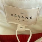 Sézane Sezane Pantalon Mitchell Corduroy Orange Straight Pants Photo 1