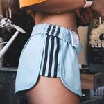 Adidas Blue Running Shorts Size M Photo 0