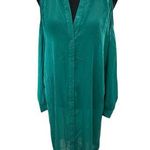 Lush Clothing long-sleeve,  button-down shirt dress. Photo 0