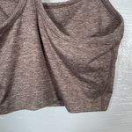 Aerie Offline Women L Heather Brown Recharge Bra Crop Top Light Support Photo 4