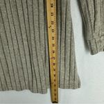 Sweater Dress Long Sleeve Turtleneck Womens Medium Grey Gray Photo 1