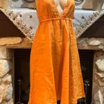 Anthropologie  Left of Center Orange summer dress  Photo 7