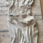 FP Movement by Free People Cream Jumpsuit Gray Size M Photo 0