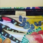 Alofaaga 2 Piece Bikini Navy Top Floral Bottom Sz M Size M Photo 5