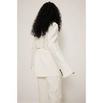NA-KD  One Button Detail Oversized White Blazer Sz L Photo 7