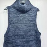 Woolrich NEW Navy Blue Desert Chill Pullover Sleeveless Turtleneck Tunic Small Photo 1