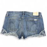 joe's jeans Blue Frayed Denim Shorts with Lace Details Size 30 Photo 2