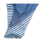 Xersion Women's petite small Modern Performance Ocean FLR Stripe Mesh Capri leggings Photo 6