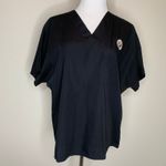 NFL Pittsburgh Steeler Scrub Top Black Small Photo 1