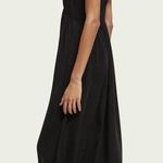 Scotch & Soda  Black Day To Night Midi Dress with Ruffle Detail Photo 1