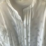 Calvin Klein  Women's tone on tone Polka Dot Blouse large Photo 1