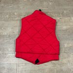 Marmot  Cropped Red Puffer Vest Size Small Photo 3