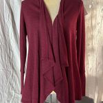 Charlotte Russe Red Cardigan Sweater with Waterfall Design Photo 9
