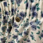 Vintage 80s 90s Northwest Blues Calico Floral Twill Pull On Shorts M Blue Size M Photo 4